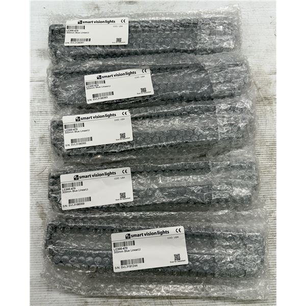 (5) Smart Vision Lights #LC300-470 300mm Blue Linear Lights