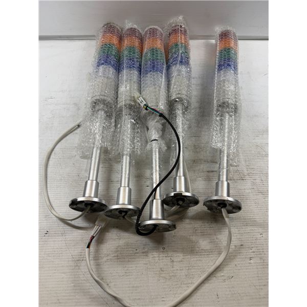 (5) QLIGHT CO. #QTG60L-5 Stack Lights