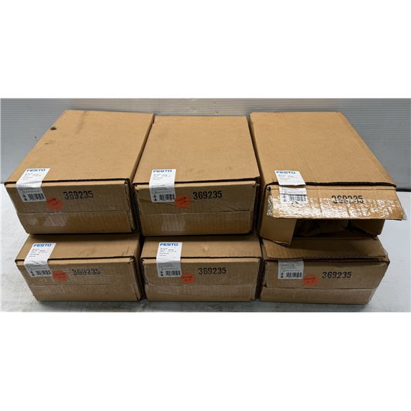(6) Festo #197136 / HE-G1-LO Safety Shut Off Valves