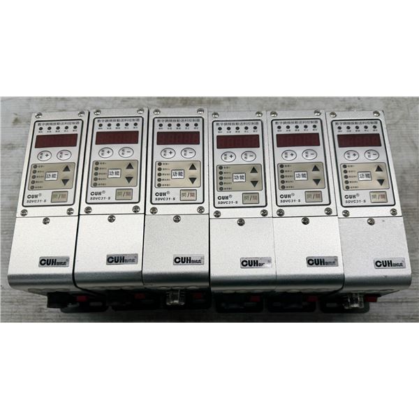 (6) Cuh #SDVC31-S Variable Frequency Vibratory Feeder Controllers