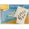 Image 1 : Dennison Expo 67 Terre des Hommes Kit: 15 Serviettes, 12 Cocktail Napkins, 12 Placemats