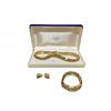 Image 1 : A.N.C. Gold-Tone Jewellery Set With Bracelet, Earrings and Necklace
