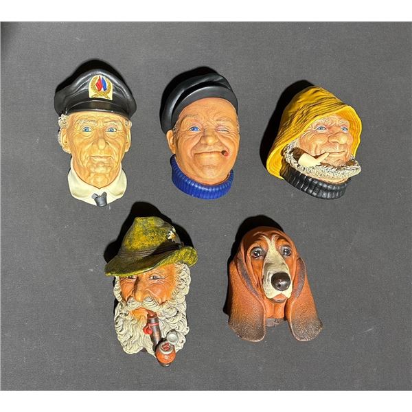 Bossons Chalkware Wall Masks