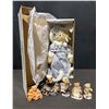 Image 1 : Cecilia Bearington Collection Plush Bear and Ceramic Bear Figurines Lot