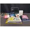 Image 1 : Venture Portable DVD Player, Mini Printer, DVDs, Notebooks, Card Holder Lot