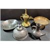 Image 1 : Middle Eastern Metalware and Pottery Group of Five