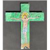 Image 1 : Handmade Painted Wooden Crucifix