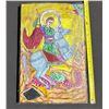 Image 2 : Hand-Painted Saint George and Dragon Wooden Icon Plaque