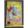 Image 3 : Hand-Painted Saint George and Dragon Wooden Icon Plaque
