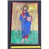 Image 2 : Hand-Painted Religious Icon Depicting Christ