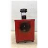 Image 5 : Antique Metal Magic Lantern Slide Projector with 3 Hand-Colored Glass Slides