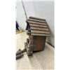 Image 2 : Black Forest Chalet-Style Cuckoo Clock with Dancing Figures, Woodchopper, and Waterwheel, No