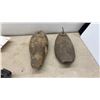 Image 3 : 2 Vintage Headless Wood Duck Decoy Bodies, Porcelain and Plastic Light Fixtures, Circuit Breakers