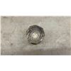 Image 5 : Vintage Faceted Crystal Glass Doorknob, Antique Hubcaps, Westinghouse No. 5 Flash Bulbs