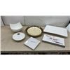 Image 1 : Crate and Barrel Four-Piece Sushi Set, Serving Bowls, Platters