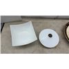 Image 3 : Crate and Barrel Four-Piece Sushi Set, Serving Bowls, Platters