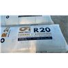 Image 2 : 2 Bags Ottawa Fibre L.P. R20 Residential Thermal and Acoustic Fiberglass Insulation, 23” x 47” x 6”
