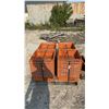 Image 1 : Pallet Lot of Cargill 2025 Orange Plastic Stacking Crates (Qty 32)