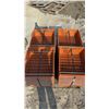 Image 2 : Pallet Lot of Cargill 2025 Orange Plastic Stacking Crates (Qty 32)