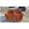 Image 3 : Pallet Lot of Cargill 2025 Orange Plastic Stacking Crates (Qty 32)