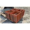 Image 5 : Pallet Lot of Cargill 2025 Orange Plastic Stacking Crates (Qty 32)