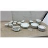Image 1 : 65 Pieces Johnson Brothers Snowhite Ironstone "Harvest Time" Dinnerware Set With Plates, Bowls