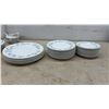 Image 2 : 65 Pieces Johnson Brothers Snowhite Ironstone "Harvest Time" Dinnerware Set With Plates, Bowls