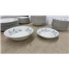 Image 9 : 65 Pieces Johnson Brothers Snowhite Ironstone "Harvest Time" Dinnerware Set With Plates, Bowls