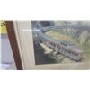 Image 5 : Framed "Canadian Pacific" Train Print, 22”×26” Vintage
