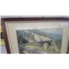 Image 6 : Framed "Canadian Pacific" Train Print, 22”×26” Vintage
