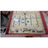 Image 3 : Electric Hockey Tabletop Game, Home Team and Visiting Team Players, Pucks, Vintage