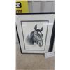 Image 2 : Two Framed Horse Head Prints, "Forward Pass" and "S.J. wallner 12”×15”