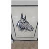 Image 7 : Two Framed Horse Head Prints, "Forward Pass" and "S.J. wallner 12”×15”