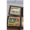 Image 10 : Assorted Framed Art: 2 London Florals Prints, 1 Daisy Print, 1 Fan Print
