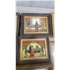 Image 11 : Assorted Framed Art: 2 London Florals Prints, 1 Daisy Print, 1 Fan Print