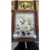 Image 8 : Assorted Framed Art: 2 London Florals Prints, 1 Daisy Print, 1 Fan Print