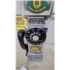 Image 3 : Manitoba Telephone System Public Pay Station Rotary Dial Wall Phone and Handset