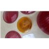 Image 5 : Glass Lenses: 4 Red 8.6” Diameter and 1 Amber Round Lens