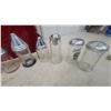 Image 5 : Assorted Glass and Metal sugar Shakers, Including Daffy's
