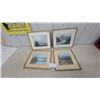 Image 1 : Four Framed Landscape Paintings, Each Signed Weide