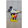 Image 1 : Vintage Disney Mickey Mouse Wood Cutout Figure, 29”×22”