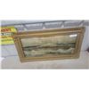 Image 1 : Framed Seascape Print with Gold-Tone Ornate Frame, 36”×18”