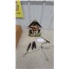 Image 1 : Cuckoo Clock with Three Pinecone Weights and Chain