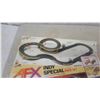 Image 3 : Aurora AFX Indy Special HO Scale Race Set, Manual, and Open Box of Track and Cars, NOS