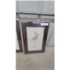 Image 2 : Two Framed "Pink Panther" Style Cat Prints, Signed "F. Bysouth '88 12.6”×18”