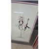 Image 5 : Two Framed "Pink Panther" Style Cat Prints, Signed "F. Bysouth '88 12.6”×18”