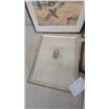 Image 4 : Five Framed Art Prints: Two Duck Hunting Scenes, Two Bird Hunting Scenes, and One Portrait