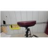 Image 5 : Industrial Style Bar Stool with Bicycle Chain and Pedal Footrest, Padded Seat