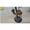 Image 3 : Camel Table Lamp with Shade and Power Cord