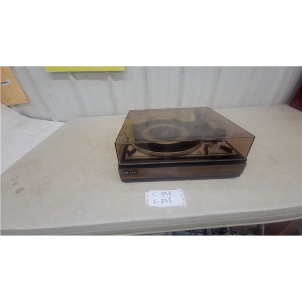 Dual 1219 Turntable with Dust Cover, Platter, Tonearm, and Power Cord